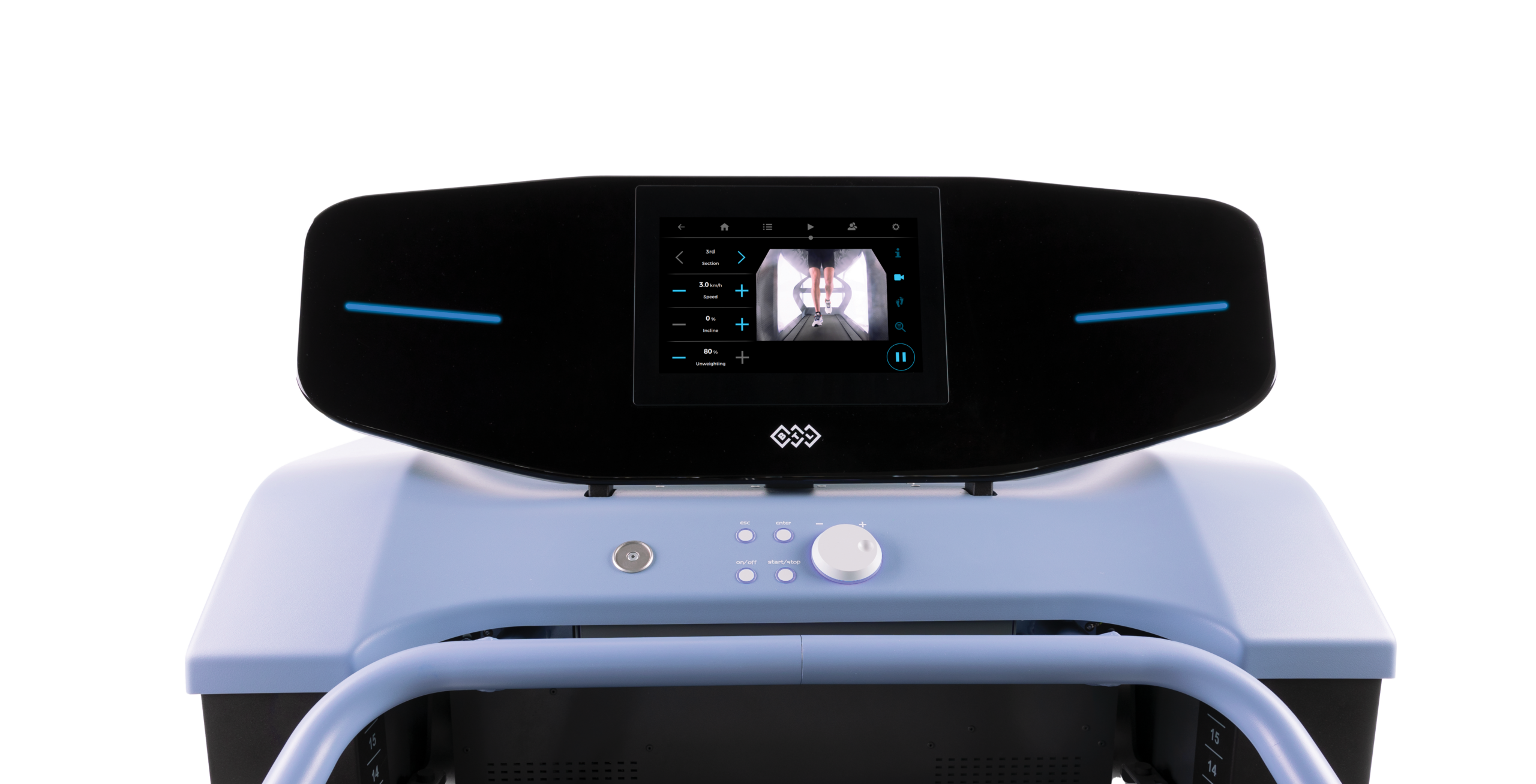 BTL R-Force Anti-Gravity Treadmill interface — SportsFit Five Dock